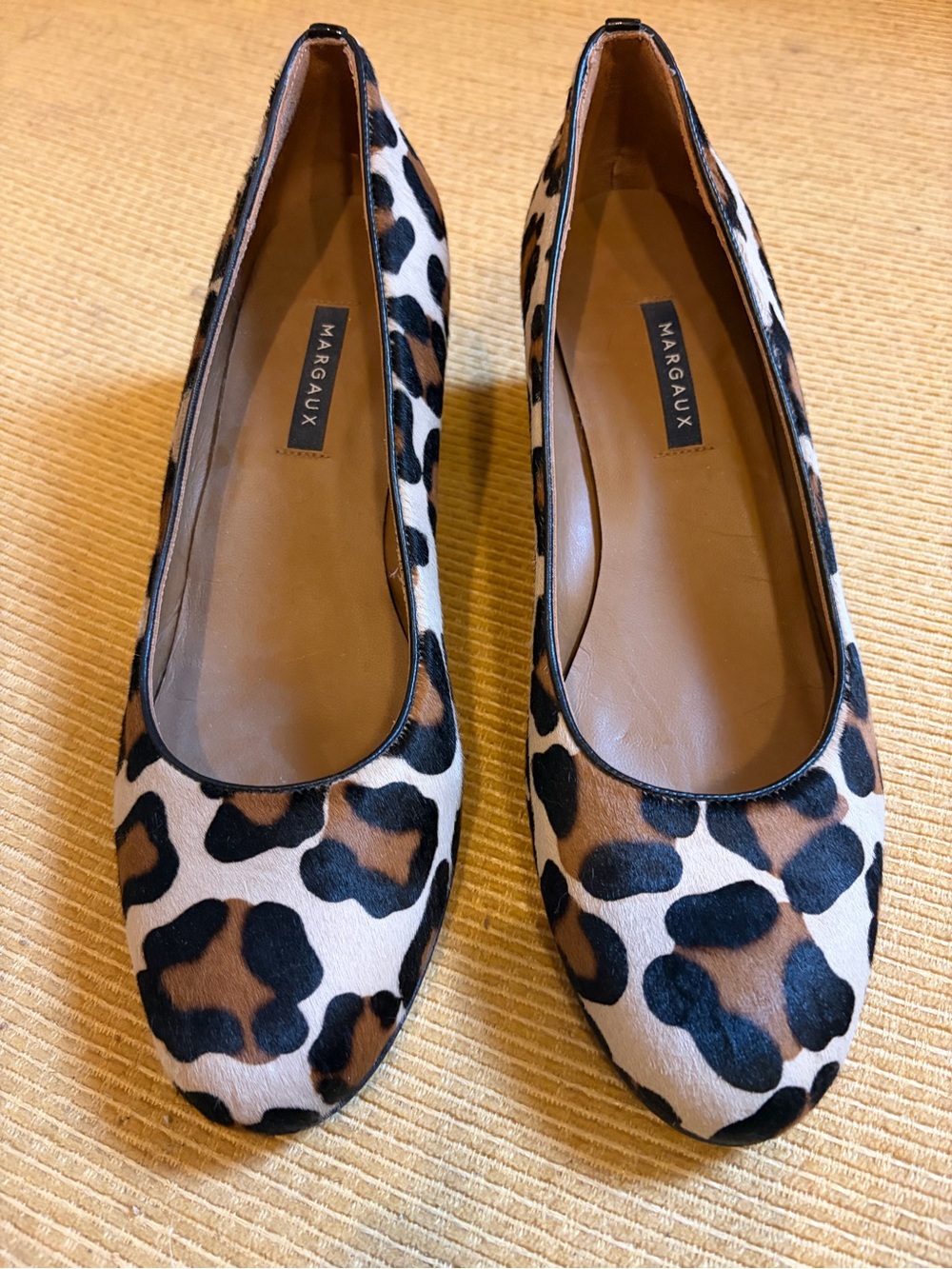 Margaux Leopard Print Heels - Picture 2 of 10